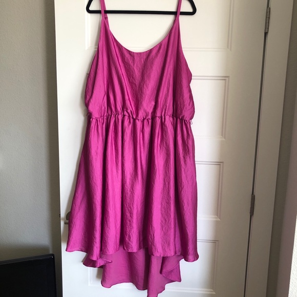 LANE BRYANT 6th & Lane Satin High Low Slip Dress - Picture 3 of 8